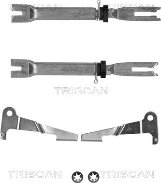 Triscan 8105 103011 - Комплект регулятора, барабанный тормозной механизм autodnr.net
