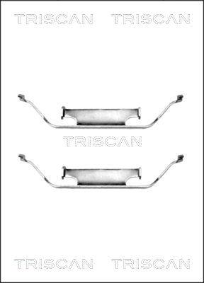 Triscan 8105 111571 - Комплектующие для колодок дискового тормоза autodnr.net