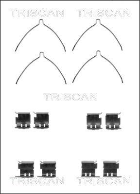 Triscan 8105 131630 - Комплектующие для колодок дискового тормоза avtokuzovplus.com.ua