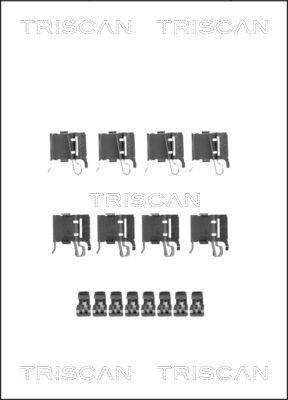 Triscan 8105 131642 - Комплектующие для колодок дискового тормоза autodnr.net