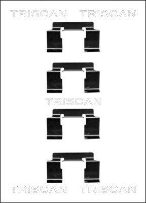 Triscan 8105 141593 - Комплектующие для колодок дискового тормоза autodnr.net