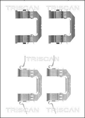 Triscan 8105 141600 - Комплектующие для колодок дискового тормоза avtokuzovplus.com.ua