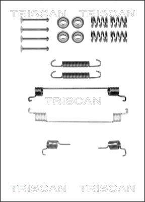 Triscan 8105 152540 - Комплектуючі, барабанний гальмівний механізм autocars.com.ua