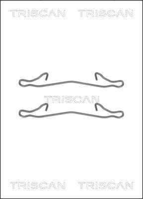 Triscan 8105 161563 - Комплектующие для колодок дискового тормоза autodnr.net