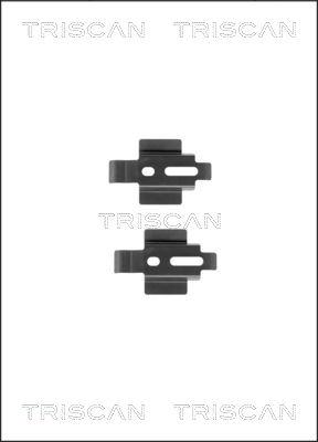 Triscan 8105 161614 - Комплектующие для колодок дискового тормоза avtokuzovplus.com.ua