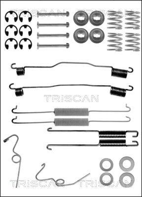 Triscan 8105 162038 - Комплектуючі, барабанний гальмівний механізм autocars.com.ua