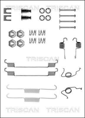 Triscan 8105 162330 - Комплектующие, барабанный тормозной механизм autodnr.net