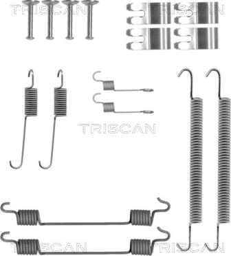 Triscan 8105 172470 - Комплектуючі, барабанний гальмівний механізм autocars.com.ua