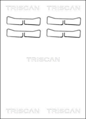 Triscan 8105 181005 - Комплектующие для колодок дискового тормоза avtokuzovplus.com.ua