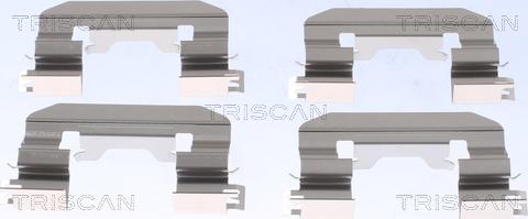 Triscan 8105 181017 - Комплектующие для колодок дискового тормоза avtokuzovplus.com.ua