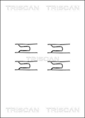 Triscan 8105 231580 - Комплектующие для колодок дискового тормоза autodnr.net