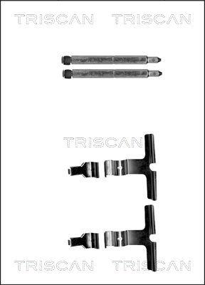 Triscan 8105 231600 - Комплектующие для колодок дискового тормоза avtokuzovplus.com.ua