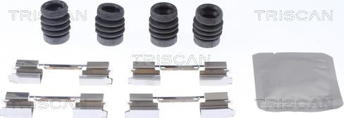 Triscan 8105 241625 - Комплектуючі, колодки дискового гальма autocars.com.ua