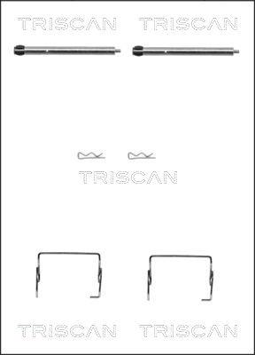 Triscan 8105 251595 - Комплектующие для колодок дискового тормоза avtokuzovplus.com.ua