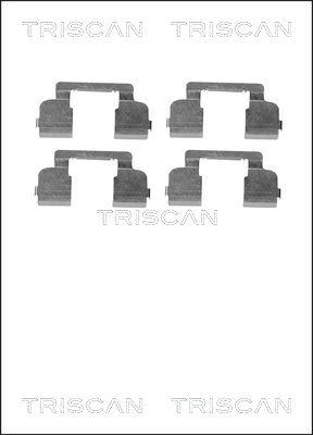 Triscan 8105 251597 - Комплектующие для колодок дискового тормоза avtokuzovplus.com.ua