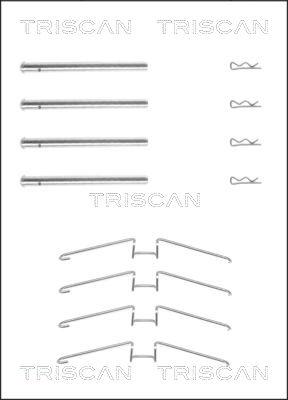 Triscan 8105 251599 - Комплектующие для колодок дискового тормоза avtokuzovplus.com.ua