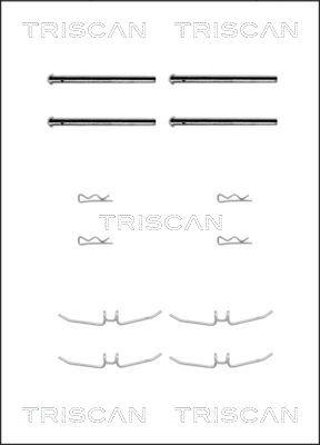 Triscan 8105 271192 - Комплектующие для колодок дискового тормоза avtokuzovplus.com.ua