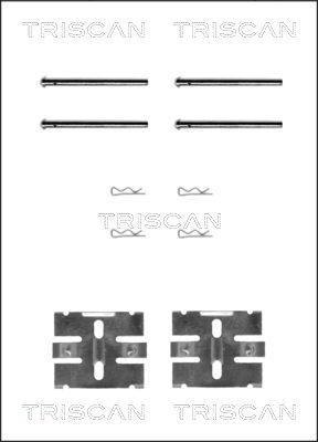 Triscan 8105 271206 - Комплектующие для колодок дискового тормоза avtokuzovplus.com.ua