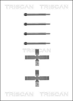 Triscan 8105 271444 - Комплектующие для колодок дискового тормоза avtokuzovplus.com.ua