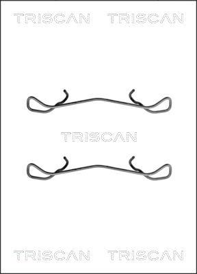 Triscan 8105 281592 - Комплектуючі, колодки дискового гальма autocars.com.ua