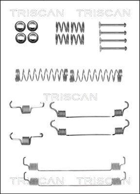 Triscan 8105 282570 - Комплектуючі, барабанний гальмівний механізм autocars.com.ua