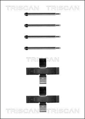 Triscan 8105 291493 - Комплектующие для колодок дискового тормоза avtokuzovplus.com.ua