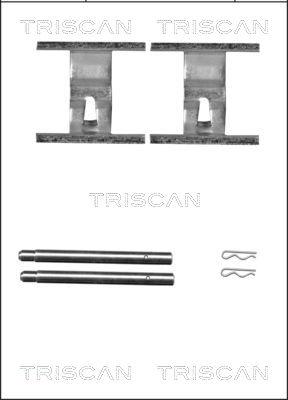Triscan 8105 291605 - Комплектующие для колодок дискового тормоза avtokuzovplus.com.ua