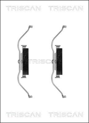 Triscan 8105 291612 - Комплектующие для колодок дискового тормоза autodnr.net