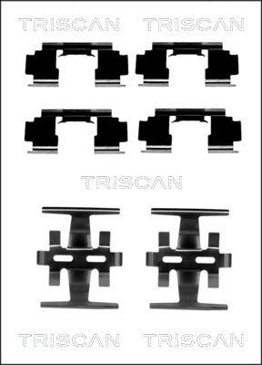 Triscan 8105 401612 - Комплектующие для колодок дискового тормоза autodnr.net