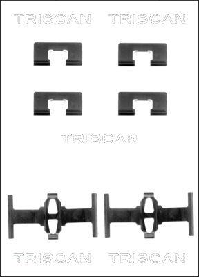 Triscan 8105 401613 - Комплектуючі, колодки дискового гальма autocars.com.ua