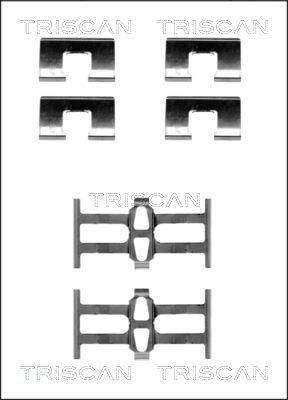 Triscan 8105 401614 - Комплектующие для колодок дискового тормоза avtokuzovplus.com.ua