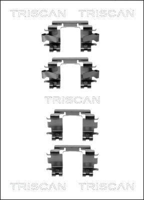 Triscan 8105 401616 - Комплектующие для колодок дискового тормоза avtokuzovplus.com.ua