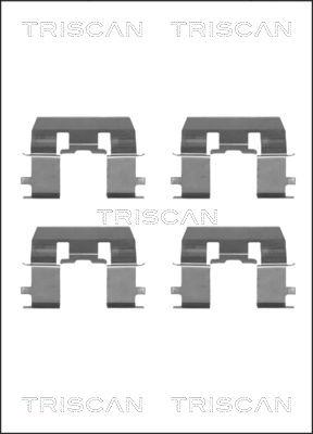 Triscan 8105 401617 - Комплектующие для колодок дискового тормоза autodnr.net