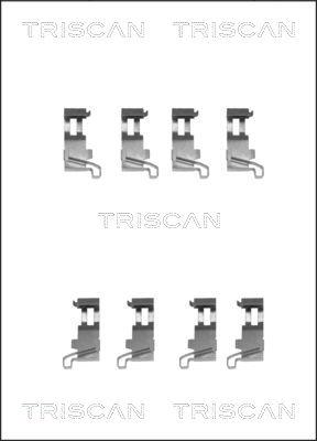 Triscan 8105 411608 - Комплектующие для колодок дискового тормоза avtokuzovplus.com.ua