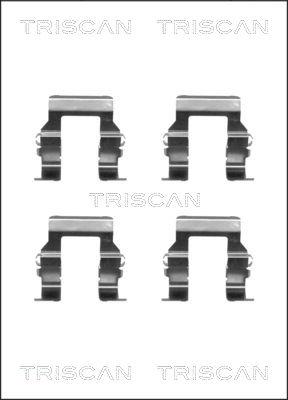 Triscan 8105 421589 - Комплектующие для колодок дискового тормоза autodnr.net