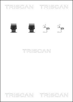Triscan 8105 421590 - Комплектующие для колодок дискового тормоза avtokuzovplus.com.ua