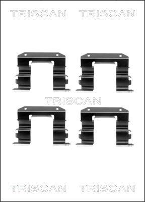 Triscan 8105 431616 - Комплектующие для колодок дискового тормоза avtokuzovplus.com.ua