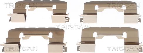 Triscan 8105 431636 - Комплектуючі, колодки дискового гальма autocars.com.ua