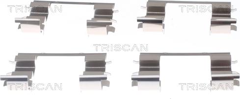 Triscan 8105 431641 - Комплектующие для колодок дискового тормоза avtokuzovplus.com.ua