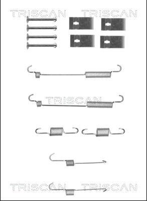 Triscan 8105 432006 - Комплектующие, барабанный тормозной механизм avtokuzovplus.com.ua