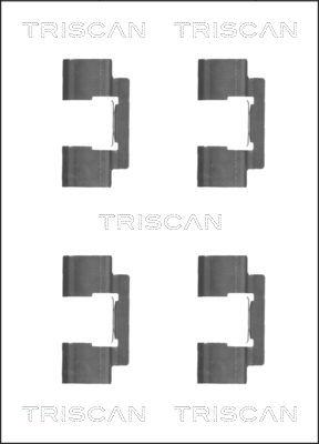 Triscan 8105 801001 - Комплектующие для колодок дискового тормоза avtokuzovplus.com.ua