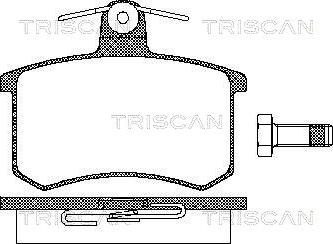 Triscan 8110 10116 - Тормозные колодки, дисковые, комплект autodnr.net