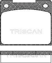 Triscan 8110 10424 - Тормозные колодки, дисковые, комплект autodnr.net