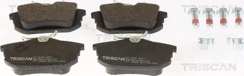 Triscan 8110 10511 - Тормозные колодки, дисковые, комплект autodnr.net