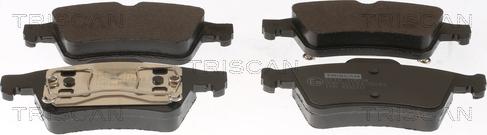 Triscan 8110 10538 - Гальмівні колодки, дискові гальма autocars.com.ua