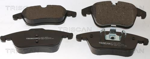 Triscan 8110 10556 - Гальмівні колодки, дискові гальма autocars.com.ua