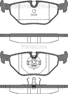 Triscan 8110 11899 - Тормозные колодки, дисковые, комплект autodnr.net