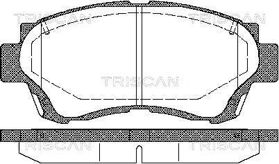 Remsa D7447615 - Тормозные колодки, дисковые, комплект avtokuzovplus.com.ua