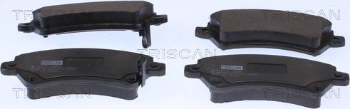Triscan 8110 13058 - Гальмівні колодки, дискові гальма autocars.com.ua