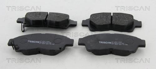 Triscan 8110 13100 - Гальмівні колодки, дискові гальма autocars.com.ua